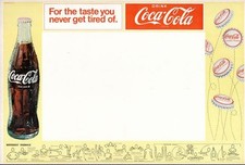 Vintage School Program for Football Athletics Advertising Coca-Cola Soda Coke