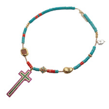 Collana con ciondolo croce