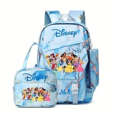 Zaino Serie Principesse Disney, Nome Personalizzabile,