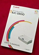 Manuale Utente Canon Bubble Jet Stampante BJC-5500