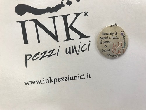 Ciondolo argento ink - ciondolo, "ink