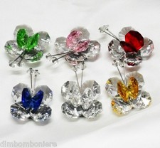 Bomboniere Calamite farfalle in cristallo swarovski matrimonio battesimo