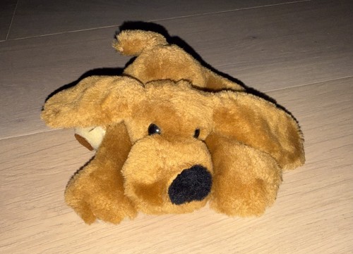 Peluche cane cucciolo marrone