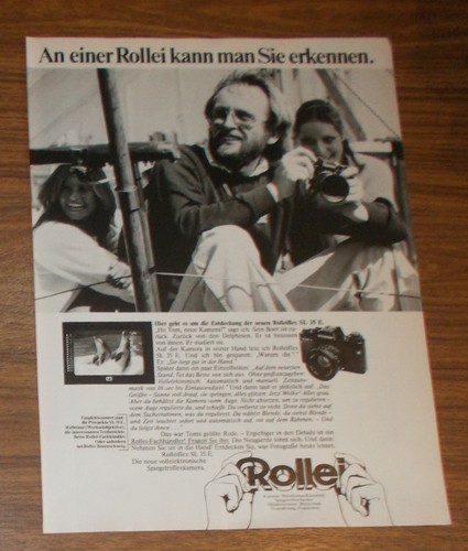 Rara pubblicità rollei - rara,