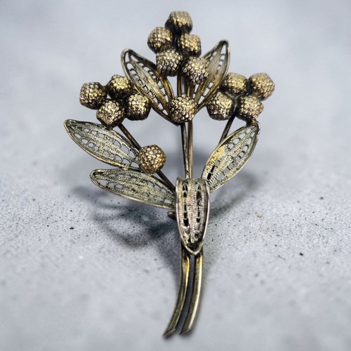 Spilla antica argento 830