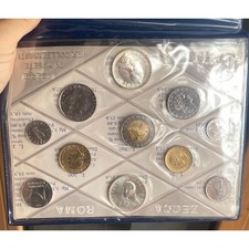 DIVISIONALE 1985 CON  2 ARGENTI 11 VALORI FIOR DI CONIO UNC