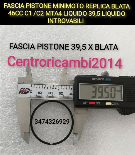 Fascia pistone minimoto - pistone,