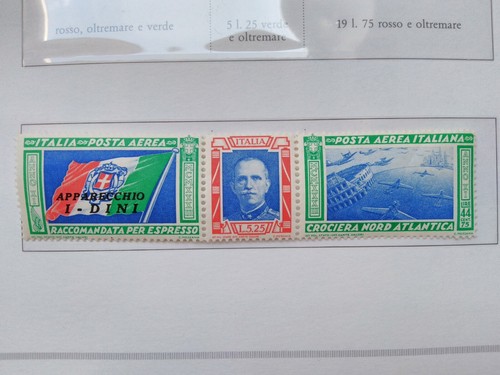 Regno posta aerea 1933 - -,
