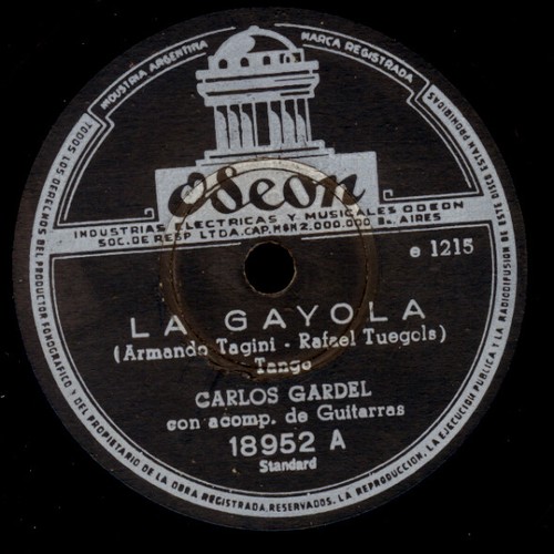Carlos gardel voc la gayola - carlos, -voc-