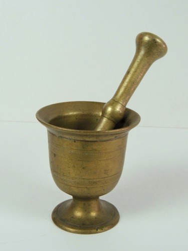 Antico mortaio bronzo con - bronzo,