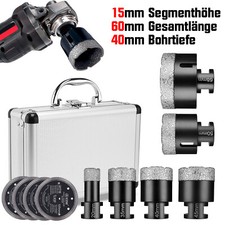 Set punte diamantate M14 seghetto trapano piastrelle trapano diamantato smerigliatrice angolare