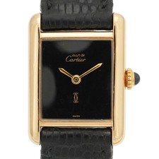 Cartier Tank placcato oro ref