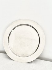 Vassoio rotondo in acciaio inox con diametro di 41 cm e altezza di 2,5 cm