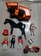 PLAYMOBIL 3558 CASSONE RIBALTABILE 1974 1982 MODULO LUNARE CAVALLO MOTOCICLETTA