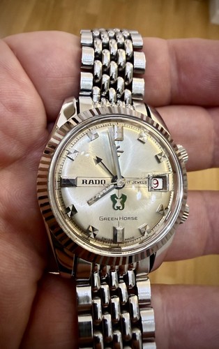Rado green horse alarm - alarm, vintage