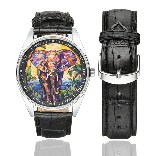 Orologio elefante vetro - elefante, in