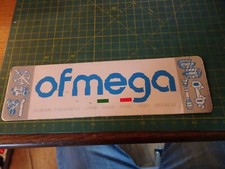 ADESIVO STICKER VINTAGE kleber ofmega pedaliere e movimenti cambi mozzi pedali