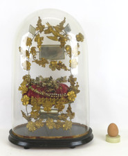 GLOBO DA SPOSA ANTICO GRANDE  52cm  XIX SECOLO GLOBE DE MARIÉE FRANCIA LN6