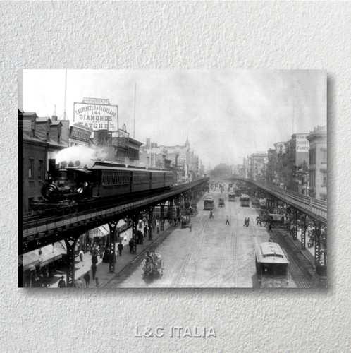 New york 1896 - stampa, su