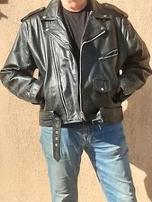 giubbotto pelle usato uomo