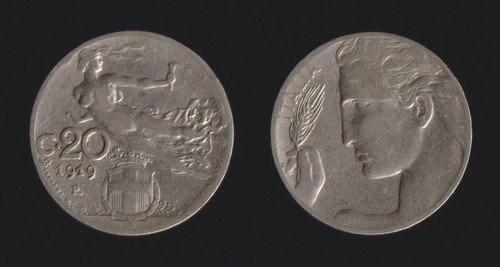 Centesimi 1919 liberta - liberta',