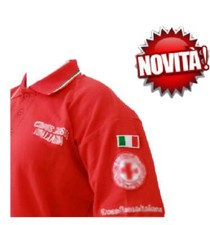 POLO CROCE R. COLORE ROSSA