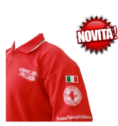 Polo croce colore - r., rossa