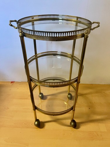 Carrello bar ottone - carrello,