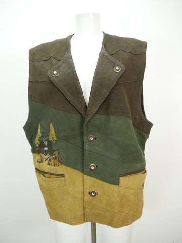 Gilet uomo vera pelle - , marrone