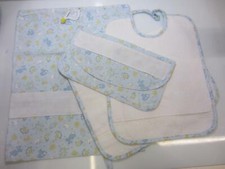 SET ASILO 4 PEZZI AZZURRO