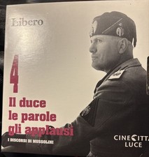 LIBERO -Video Discorsi di Mussolini-2 DVD -Il Duce Le parole  Gli Applausi N.4-5