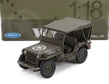 WELLY 1/18 JEEP WILLYS 1/4 MB