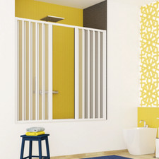 Box vasca a soffietto - 1 Lato Apertura Centrale - in Pvc Varie misure