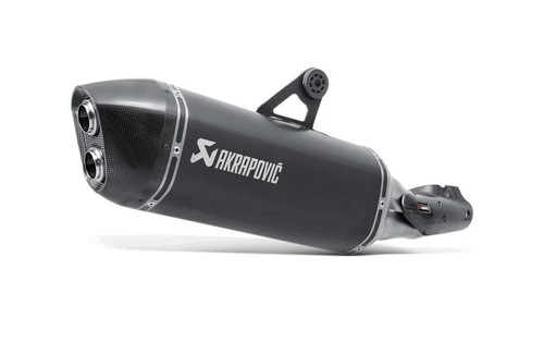 Scarico akrapovic titanio nero - scarico,