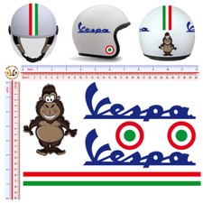 Vespa adesivi casco gorilla