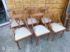 Sei sedie a gondola stile