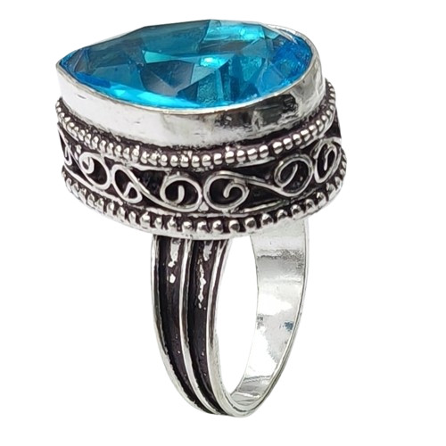 Anello placcato argento antico