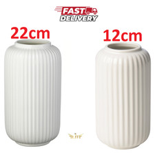 Vaso ceramica bianca IKEA