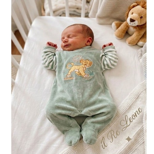 Tutina neonato ciniglia disney - tutina,
