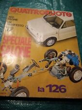 QUATTRORUOTE NUMERI VARI ANNI VARI (VEDERE LISTA)