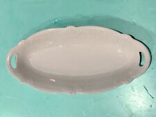 PIATTO OVALE PORTATA SCHUMANN BAVARIA PORCELLANA BIANCA