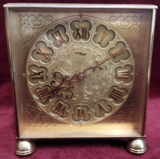 OROLOGIO DA TAVOLO DORATO - IMHOF SWISS MADE - VINTAGE