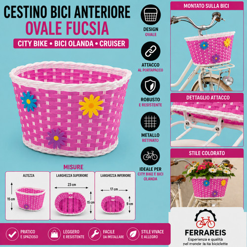 Cestino bici olanda - olanda, anteriore
