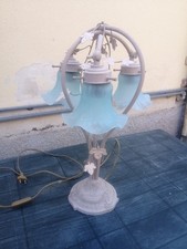 Lampada Vintage In Ferro Battuto Stile Liberty Funzionante