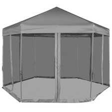 Gazebo Esagonale Pop-Up con 6