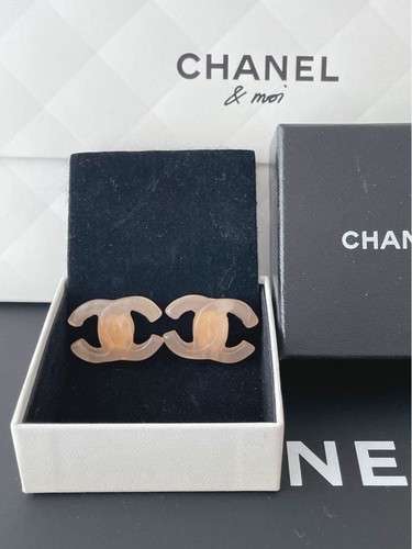 Chanel orecchini clip rosa - chanel,