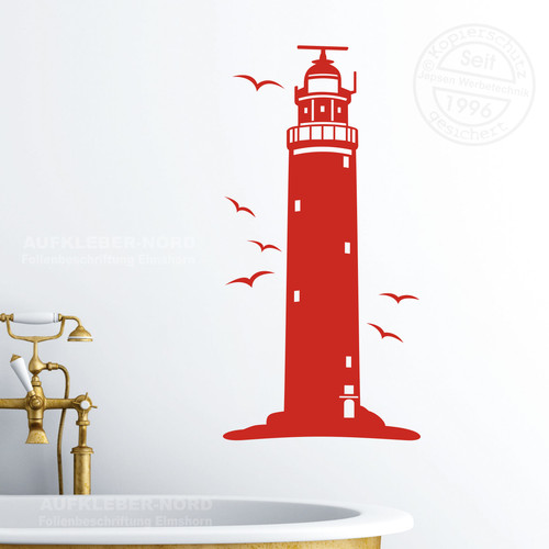 Adesivo parete leuchtturm - parete,