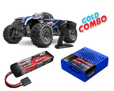 Traxxas Stampede 4x4 HD VXL blu oro combo TRX90376-4-BLU-ORO-COMBO 
