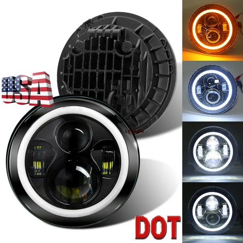 Dot inch round led headlight - inch,