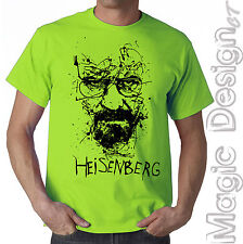 BREAKING BAD T-SHIRT HEISENBERG WALTER MAGLIETTA MANICA CORTA /LUNGA FINO 3XL